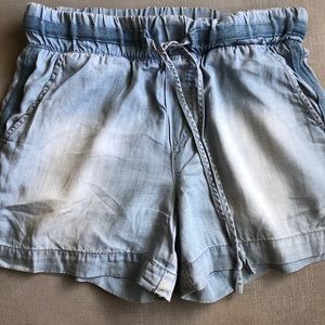 Anthropologie Chambray Shorts